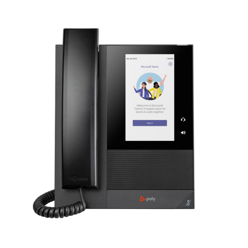 Poly CCX 400 Business Media Phone for Microsoft Teams and PoE-enabled