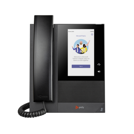 Poly CCX 400 Business Media Phone for Microsoft Teams and PoE-enabled