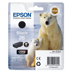 Epson Polar bear Singlepack Black 26 Claria Premium Ink