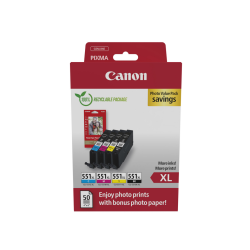 Canon 6443B008 ink cartridge 4 pc(s) Original High (XL) Yield Black, Cyan, Magenta, Yellow