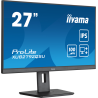 iiyama ProLite 27” QHD IPS technology panel with USB hub and 100Hz refresh rate and 150mm height adjustable stand