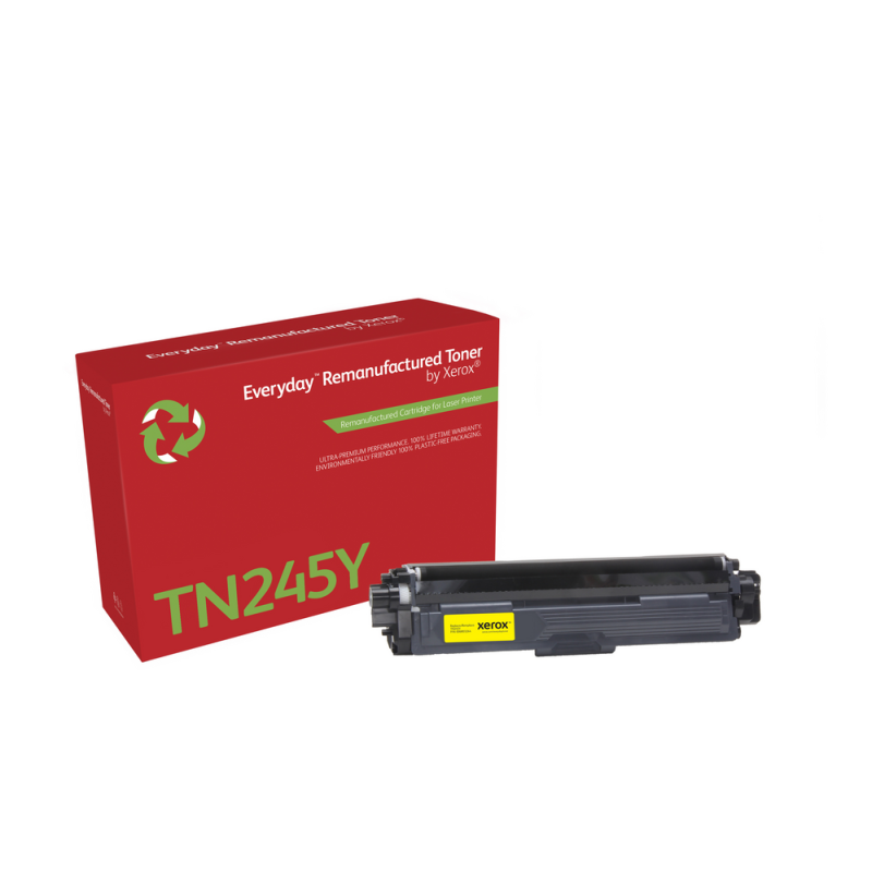 Everyday™ Yellow Remanufactured Toner by Xerox compatible with Brother TN245Y, High capacity