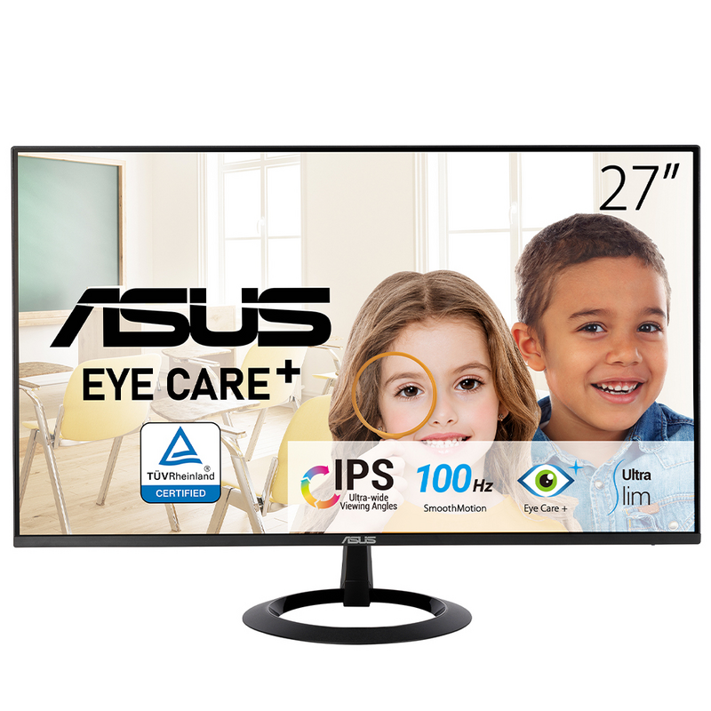 ASUS VZ27EHF computer monitor 68.6 cm (27") 1920 x 1080 pixels Full HD LCD Black