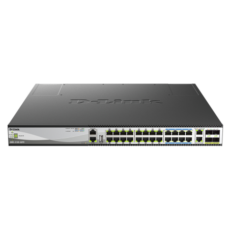 D-Link 30-port Layer 3 Stackable Multi-Gigabit Managed Switch