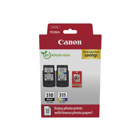 Canon 2970B017 ink cartridge 2 pc(s) Original Black, Cyan, Magenta, Yellow