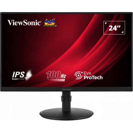 Viewsonic VG2408A-MHD computer monitor 61 cm (24") 1920 x 1080 pixels Full HD LED Black