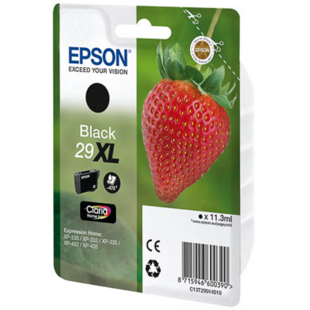 Epson Strawberry 29XL K ink cartridge 1 pc(s) Original High (XL) Yield Black