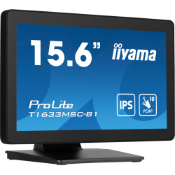 iiyama ProLite 15.6" PCAP 10 points multi-touch monitor with edge-to-edge glass and IPS panel technology
