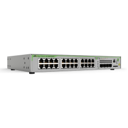 Allied Telesis AT-GS970M/28PS-30 network switch Managed L3 Gigabit Ethernet (10/100/1000) Power over Ethernet (PoE) Grey
