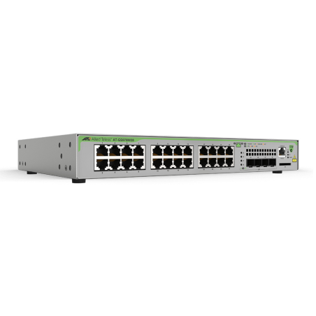 Allied Telesis AT-GS970M/28PS-30 network switch Managed L3 Gigabit Ethernet (10/100/1000) Power over Ethernet (PoE) Grey