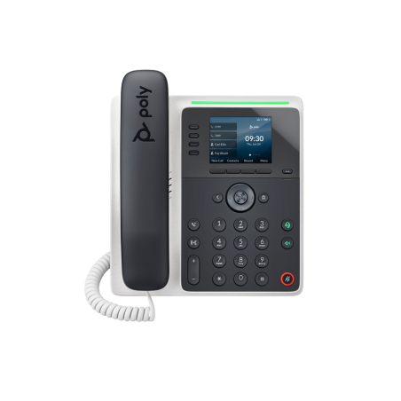 Poly Edge E220 IP Phone and PoE-enabled