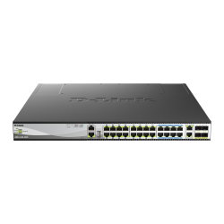 D-Link 30-Port Layer 3 Stackable Multi-Gigabit Managed PoE Switch
