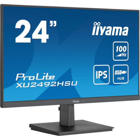 iiyama ProLite 24” IPS technology panel with USB hub and 100Hz refresh rate