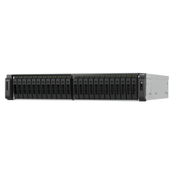 QNAP TS-H3077AFU-R5-32G NAS/storage server Rack (2U) AMD Ryzen™ 5 32 GB DDR5 0 TB QuTS hero Black, Metallic