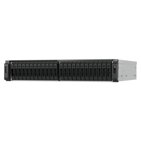 QNAP TS-H3077AFU-R5-32G NAS/storage server Rack (2U) AMD Ryzen™ 5 32 GB DDR5 0 TB QuTS hero Black, Metallic