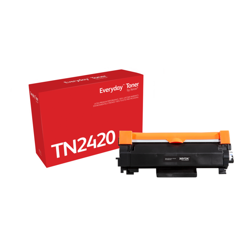 Everyday™ Mono Toner by Xerox compatible with Brother TN2420, High capacity