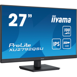 iiyama ProLite 27” QHD IPS technology panel with USB hub and 100Hz refresh rate
