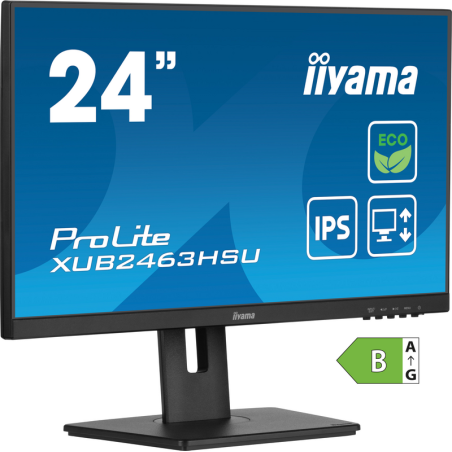 iiyama ProLite 24” IPS, Full HD panel with B energy class