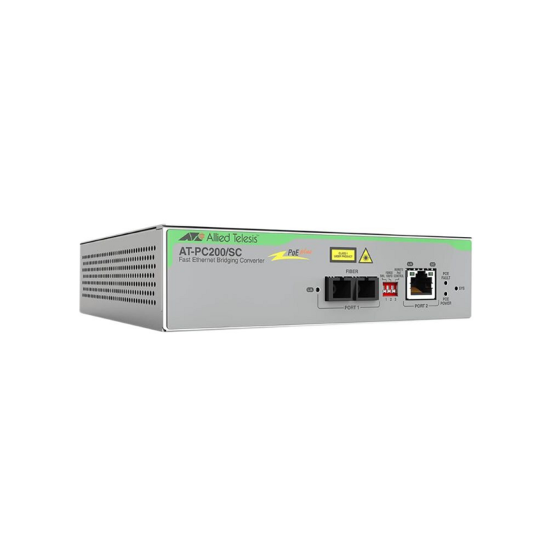 Allied Telesis AT-PC200/SC-960 network media converter 100 Mbit/s Grey
