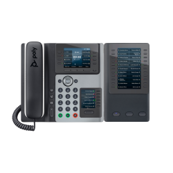 Poly Edge E400 IP Phone and PoE-enabled