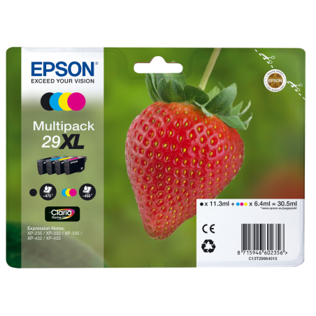 Epson Strawberry 29XL ink cartridge 1 pc(s) Original High (XL) Yield Black, Cyan, Magenta, Yellow