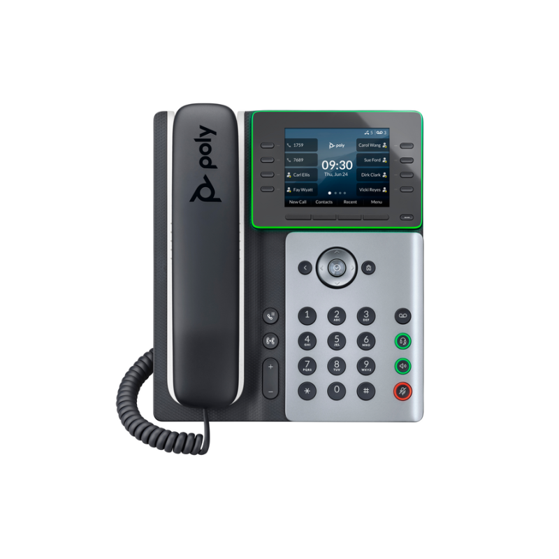 Poly Edge E350 IP Phone and PoE-enabled