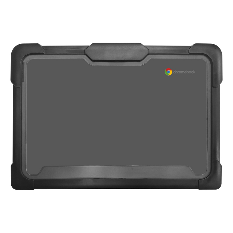 Techair TACHS005 Protective Hard Shell case for Lenovo 100e/100w 3rd Gen Chromebook (2-in-1), 11.6 black/clear