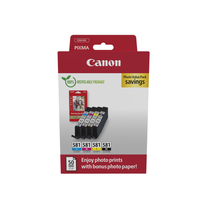 Canon 2106C006 ink cartridge 4 pc(s) Original Black, Cyan, Magenta, Yellow