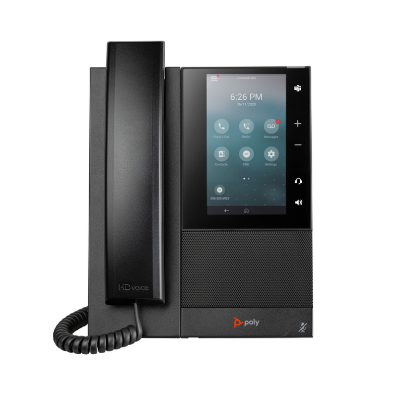 Poly CCX 505 Business Media Phone with Open SIP and PoE-enabled