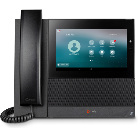 Poly CCX 600 Business Media Phone with Open SIP and PoE-enabled GSA/TAA