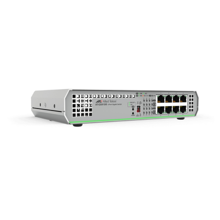 Allied Telesis AT-GS910/8-30 network switch Unmanaged Gigabit Ethernet (10/100/1000) 1U Grey