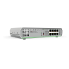 Allied Telesis AT-GS910/8-30 network switch Unmanaged Gigabit Ethernet (10/100/1000) 1U Grey