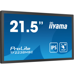 iiyama 21.5” 10pt Optical Bonded PCAP Open Frame Touch monitor with IPS panel technology, edge-to-edge glass design, anti-finger