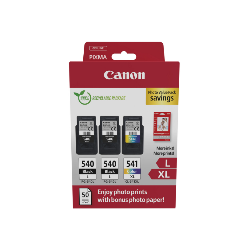 Canon 5224B015 ink cartridge 3 pc(s) Original Black, Cyan, Magenta, Yellow