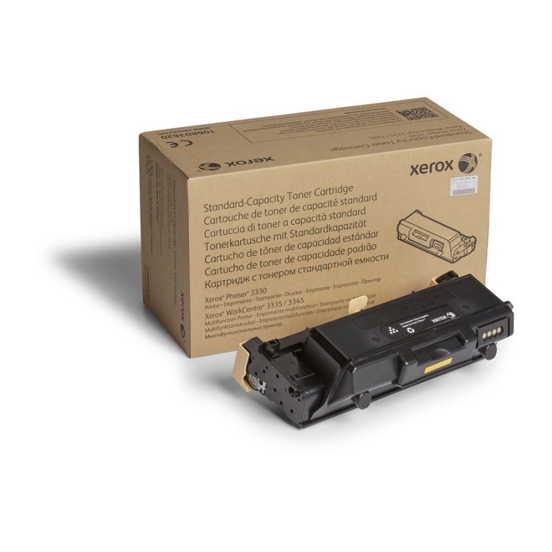 Xerox Genuine Phaser® 3330, WorkCentre® 3300 Series Black Standard capacity Toner Cartridge (2600 Pages) - 106R03620