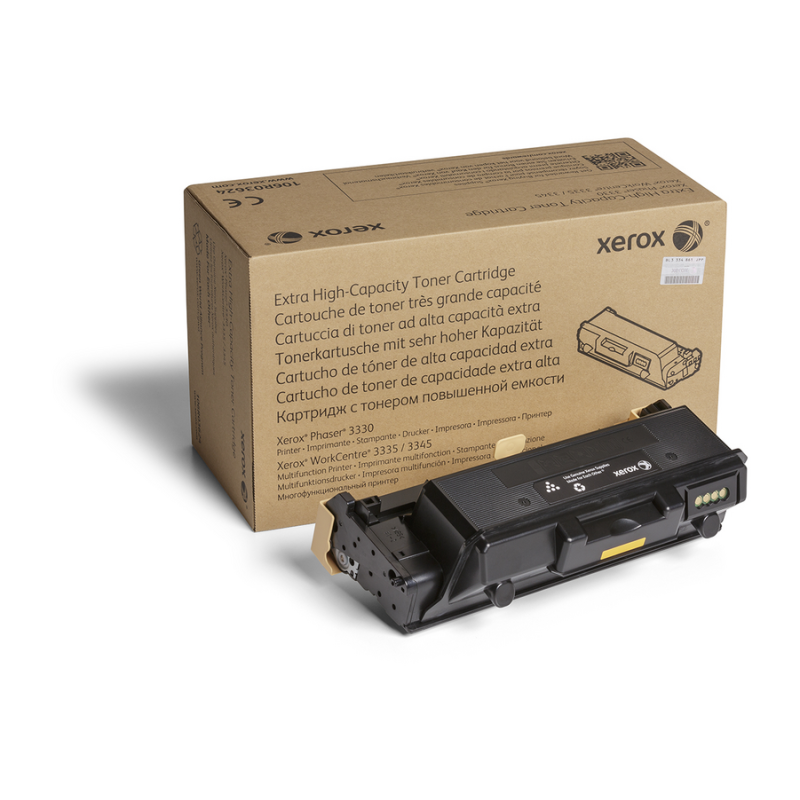 Xerox Genuine Phaser® 3330, WorkCentre® 3300 Series Black Extra High capacity Toner Cartridge (15000 Pages) - 106R03624