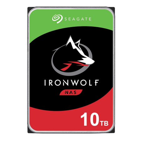 Seagate IronWolf ST10000VN000 internal hard drive 10 TB 7200 RPM 256 MB 3.5" Serial ATA III