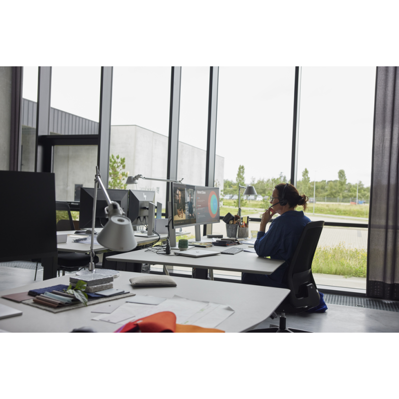 Poly Savi 8410 Office Monaural Microsoft Teams Certified DECT 1880-1900 MHz Headset