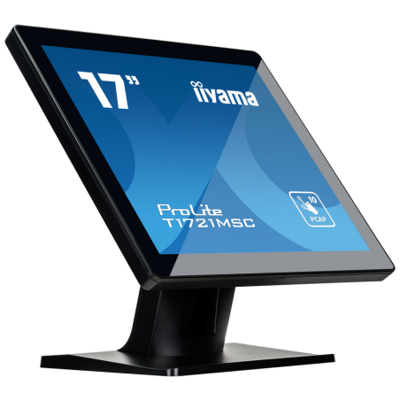 iiyama ProLite 17" touchscreen featuring 10 touch points and PCAP technology