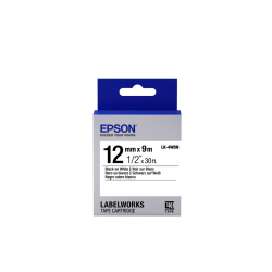 Epson Label Cartridge Standard LK-4WBN Black/White 12mm (9m)