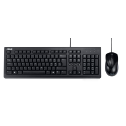 ASUS U2000 + Mouse Set keyboard Mouse included Home USB QWERTY UK English Black