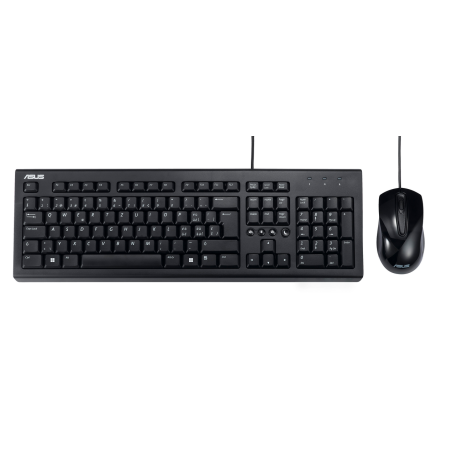 ASUS U2000 + Mouse Set keyboard Mouse included Home USB QWERTY UK English Black
