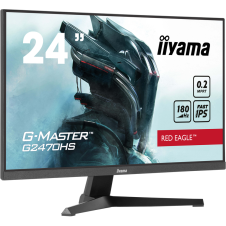 iiyama G-MASTER Unleash your full gaming potential with the Fast IPS G2470HS Red Eagle