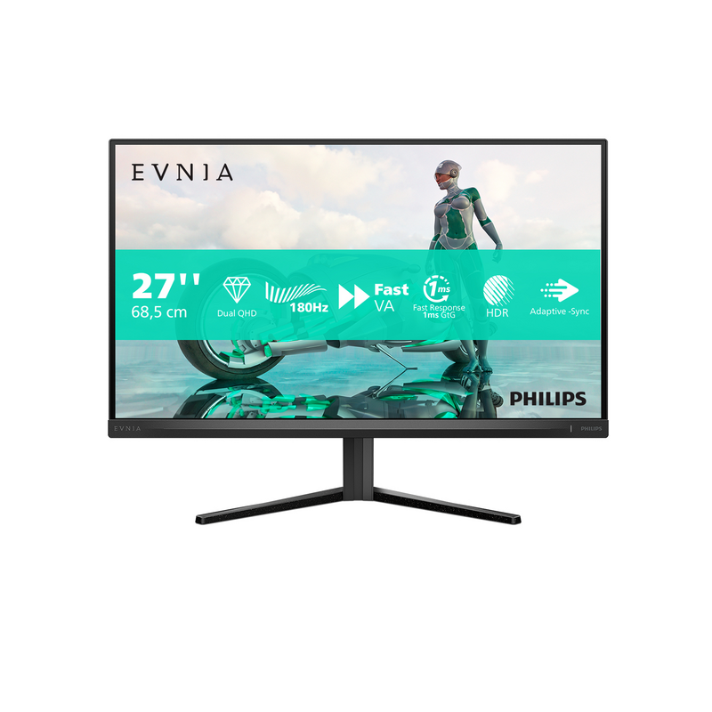 Philips Evnia 27M2N3500NL/00 LED display 68.6 cm (27") 2560 x 1440 pixels Quad HD LCD Grey