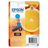 Epson Oranges Singlepack Cyan 33XL Claria Premium Ink