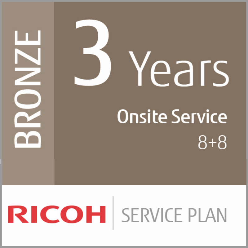 Ricoh 3 Year Bronze Service Plan (Low-Vol Production) 3 year(s)