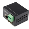 StarTech.com Industrial Fiber to Ethernet Media Converter - 100Mbps SFP to RJ45/Cat6 - Singlemode/Multimode Optical Fiber to Cop