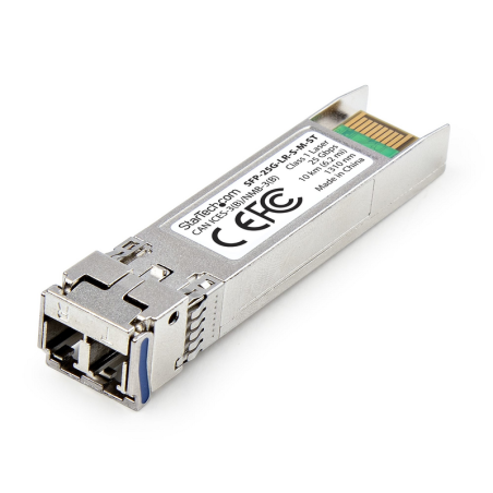 StarTech.com MSA-Compliant SFP-25G-LR-S SFP28 Module, 25Gbps Single Mode Fiber (SMF), 10km (6.2mi), LC Connector, 1310nm, MSA 25
