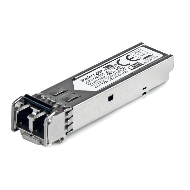 StarTech.com MSA Compliant SFP Transceiver Module - 100BASE-ZX~MSA Uncoded SFP Module - 100BASE-ZX - 100MbE Single Mode Fiber (S