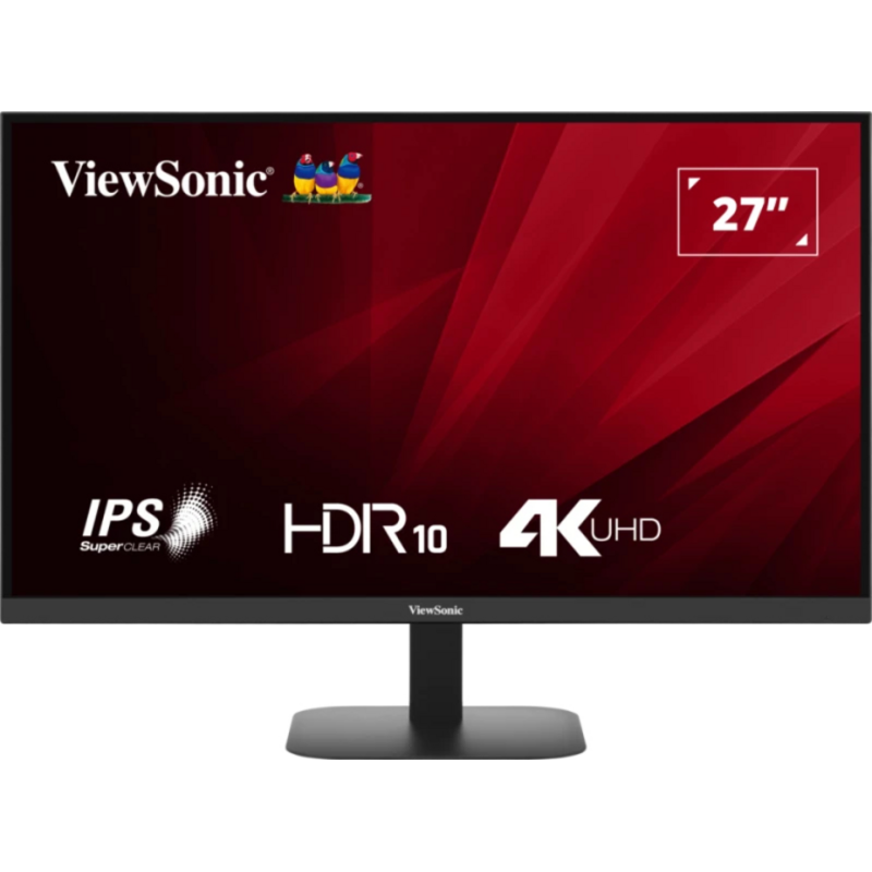 Viewsonic VA VA2708-4K-HD computer monitor 68.6 cm (27") 3840 x 2160 pixels 4K Ultra HD LED Black